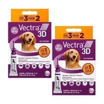2 Antipulgas Vectra 3d Cães 25kg A 40kg Leve 3 Pague 2 Ceva 2 Antipulgas Vectra 3d Cães 25kg A 40kg Leve 3 Pague 2 Ceva