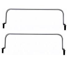 2 Aparador P/ Segurar Colchão Cama Box Baú Haste Branco 25 Cm