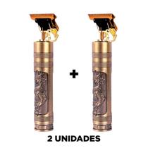 2 Aparadores De Pelo Vintage Profissional Dourado 110V/220V