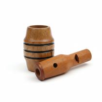 2 Apitos Premium Jacu e Apito Profissional Madeira Jaó
