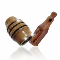 2 Apitos Premium Rola e Apito Profissional Madeira Jacu Açu 2 Apitos Premium Rola e Apito Profissional Madeira Jacu Açu
