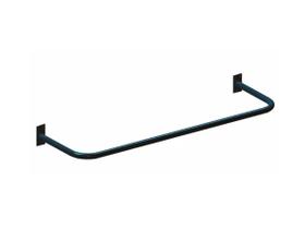 2 Araras Roupa Parede Cabideiro 0,70 Larg.x0,30 Prof Pintada 2 Araras Roupa Parede Cabideiro 0,70 Larg.x0,30 Prof Pintada