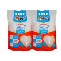 2 Areia Cristais De Sílica Grossa Great Pets Gatos 1,6kg 2 Areia Cristais De Sílica Grossa Great Pets Gatos 1,6kg