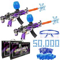 2 Arminhas Elétrica Automática Brinquedo 50.000 Bolinha Gel