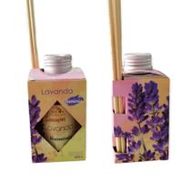 2 Aromatizador Ambiente Lavanda 100ml Difusor Casa Lar Cheiroso Perfume Marca Luz Aromas - Envio Já