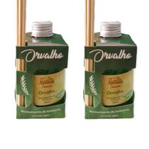 2 Aromatizador Ambiente Luz Aromas Difusor Vareta Perfume Casa Lar 280ml Aromatizante - Envio Já