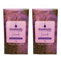 2 Aromatizador Carro de Lavanda Cheirinho Automotivo Sachê Perfumado da Marca Senalândia - Envio Já