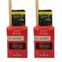 2 Aromatizador de Ambiente Senalândia Difusor Vareta Perfume Casa Lar 280ml Luz Aroma - Envio Já