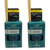 2 Aromatizante Ambiente Algas Marinhas Difusor Vareta Perfume 280ml Odorizador Senalândia - Envio Já 2 Aromatizante Ambiente Algas Marinhas Difusor Vareta Perfume 280ml Odorizador Senalândia - Envio Já