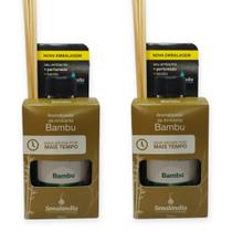 2 Aromatizante Ambiente Bambu Difusor Vareta Perfume 280ml Odorizador Marca Senalândia - Envio Já 2 Aromatizante Ambiente Bambu Difusor Vareta Perfume 280ml Odorizador Marca Senalândia - Envio Já