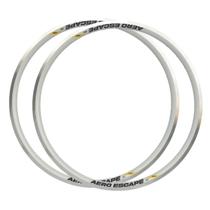 2 Aros 26 Aero Vzan Escape 36 F Parede Dupla Aluminio Branco