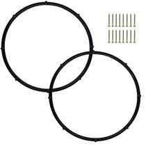 2 Aros De Impulso Argolão 8 Raios Para Cadeira De Rodas