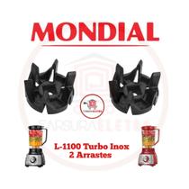 2 Arraste Acoplamento do Copo Liquidificador Mondial Turbo L1100