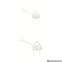 2 Arraste Doblo, Lado Esquerdo Com Trava, P/ Máquina de Vidro Elétrico Original Cód.5131