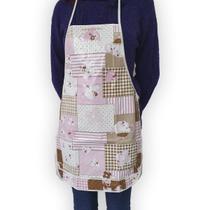 2 Avental de Cozinha Estampado Fácil de Limpar impermeável