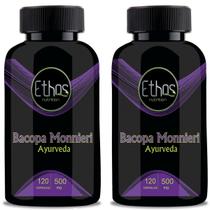 2 Bacopa Monnieri 500 mg - 240 cápsulas Ethos Nutrition