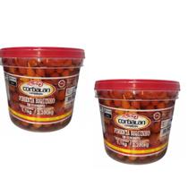 2 Balde Pimenta Biquinho Conserva 2kg Líquido Validade Longa