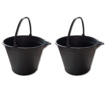 2 Baldes 12 litros multiuso , com alça , bico e sistema pega fácil