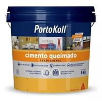 2 baldes 5KG cimento queimado mineral revestimento piso pare portokoll original