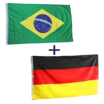 2 Bandeiras - Brasil + Alemanha 150x90cm