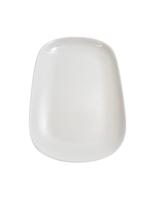 2 Bandeja Forma Rasa Gourmet 20 X 12 Cm Melamina Branca