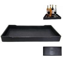 2 Bandejas de Plástico Resistente para Decoração 20x10cm