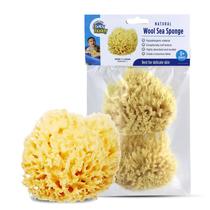 2 Banheiras de Esponja Natural Sea Sponge Baby Buddy para Recém-Nascidos