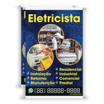 2 Banners Aqui Tem Eletricista - Preço Editável