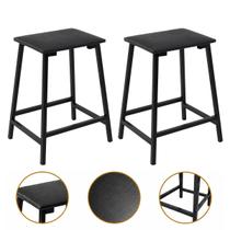 2 Banquetas Baixa Para Cozinha Bancada Balcão Reforçada Moderna Bar Área Gourmet 2 Banquetas Baixa Para Cozinha Bancada Balcão Reforçada Moderna Bar Área Gourmet