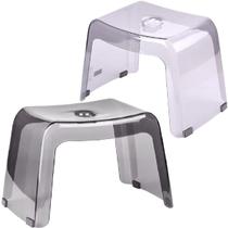2 Banquinhos Banqueta Acrílico Transparente Multiuso 2 Banquinhos Banqueta Acrílico Transparente Multiuso