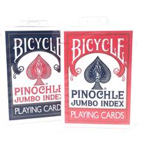 2 Baralhos de Cartas Bicycle Pinochle Jumbo Index 2 Baralhos de Cartas Bicycle Pinochle Jumbo Index