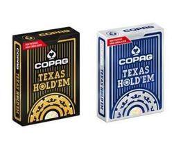 2 Baralhos de Poker Texas Holdem (Azul + Dourado) - Copag