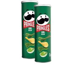 2 BATATA PRINGLES SEAWEED SABOR ALGA MARINHA IMPORTADA 110g