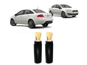 2 Batente Coifa Amortecedor Traseiro Linea 2008 2009 2010 11