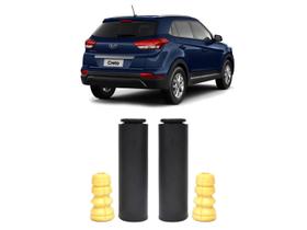 2 Batente Guarda Pó Suspensão Traseira Creta 2018 2019 2020