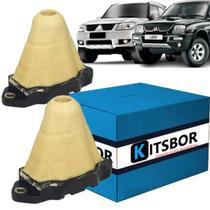 2 Batente Suspensão Dianteira L200 Pajero TR4 Full Sport GLS