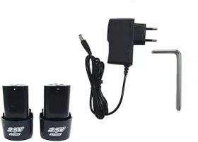 2 BATERIA com carregador UNIVERSAL PARA PARAFUSADEIRA , CHAVE DE IMPACTO E ROÇADEIRA 21
