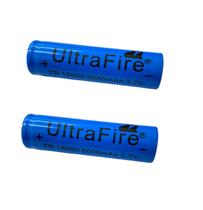 2 Bateria Pilha TR 18650 5000mAh 3,7v