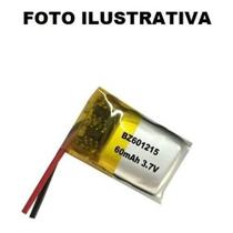 2 Baterias 60 Mah 3,7v Tamanho: 6mm X 12mm X 15mm