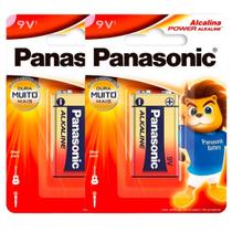 2 Baterias Alcalinas 9v Panasonic 2 Baterias Alcalinas 9v Panasonic