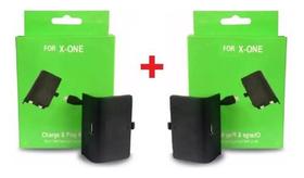 2 Baterias Com Cabo Carregador Para Controle Xbox One Charge