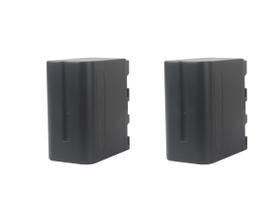 2 Baterias Np-f960-7.4v P/ Filmadora e Iluminador Led Yongnuo