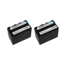 2 baterias Np-f960/Np-f970 P/ Câmera E Iluminador Led t