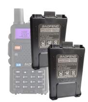 2 baterias para rádio comunicador baofeng modelo uv5r uv-5ra