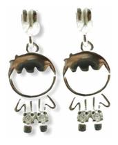 2 Berloque Filhos Menino Prata 925