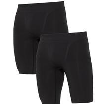 2 Bermudas Térmica Sport Esportiva Sem Costura Para Corrida Academia Futebol