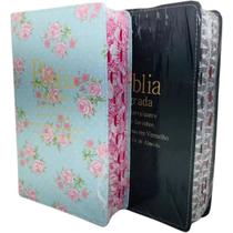 2 Bíblias Sagrada Letra Grande C/harpa Índice Luxo