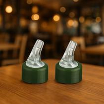 2 Bico Dosador Para Azeite e vinagre 30 Mm Salada 2x1