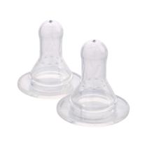 2 Bicos de Mamadeira Silicone com Sistema Anticólica 6 meses Bebê Criança Menino Menina Plasútil 2 Bicos de Mamadeira Silicone com Sistema Anticólica 6 meses Bebê Criança Menino Menina Plasútil