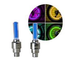 2 Bicos Pinos Led Colorido Bike Carro Moto Roda Bicicleta